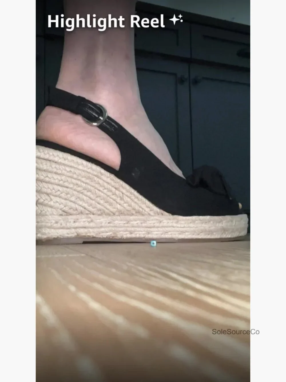 Women's Peep Toe Wedge Espadrille Sandals Slingback Platform Heels Bowknot